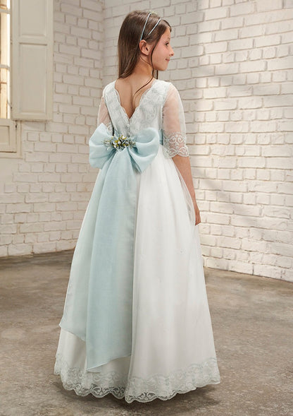 Vestido de comunión 637026MD de la marca AMAYA