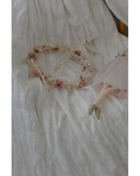 Corona flor rosa y beige SVETTA de la marca PETRITAS