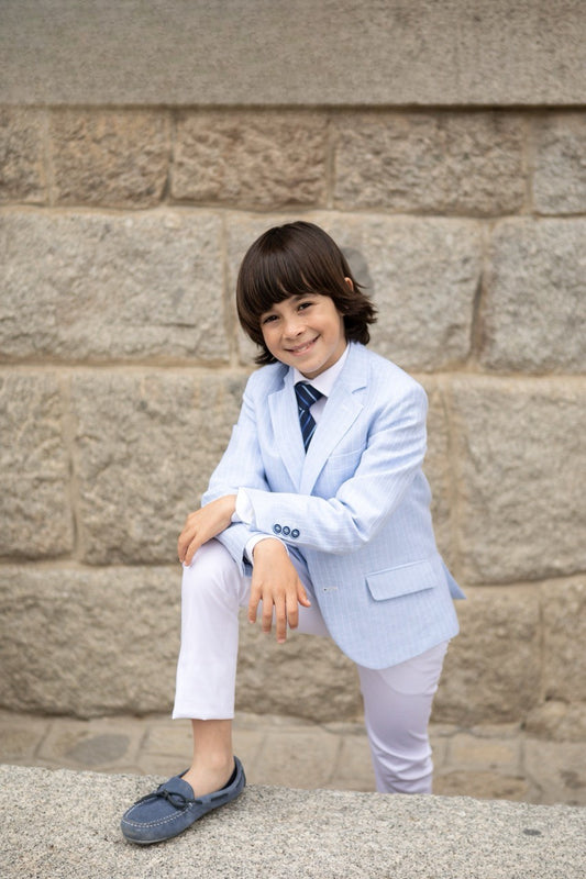 Traje completo con americana azul claro para el niño NOVA DRIMA