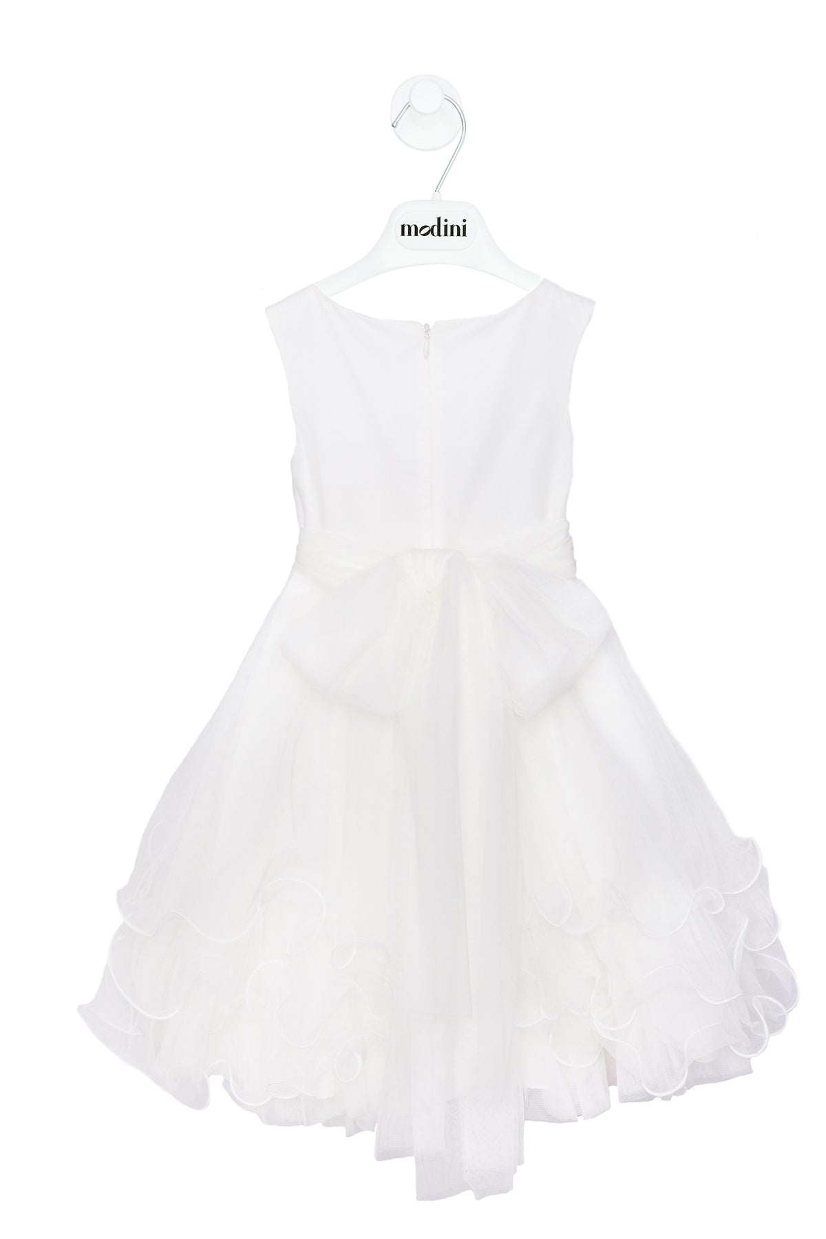Vestido de ceremonia 983 (con la flor diferente de la foto) para niñas de la marca MIMILÚ