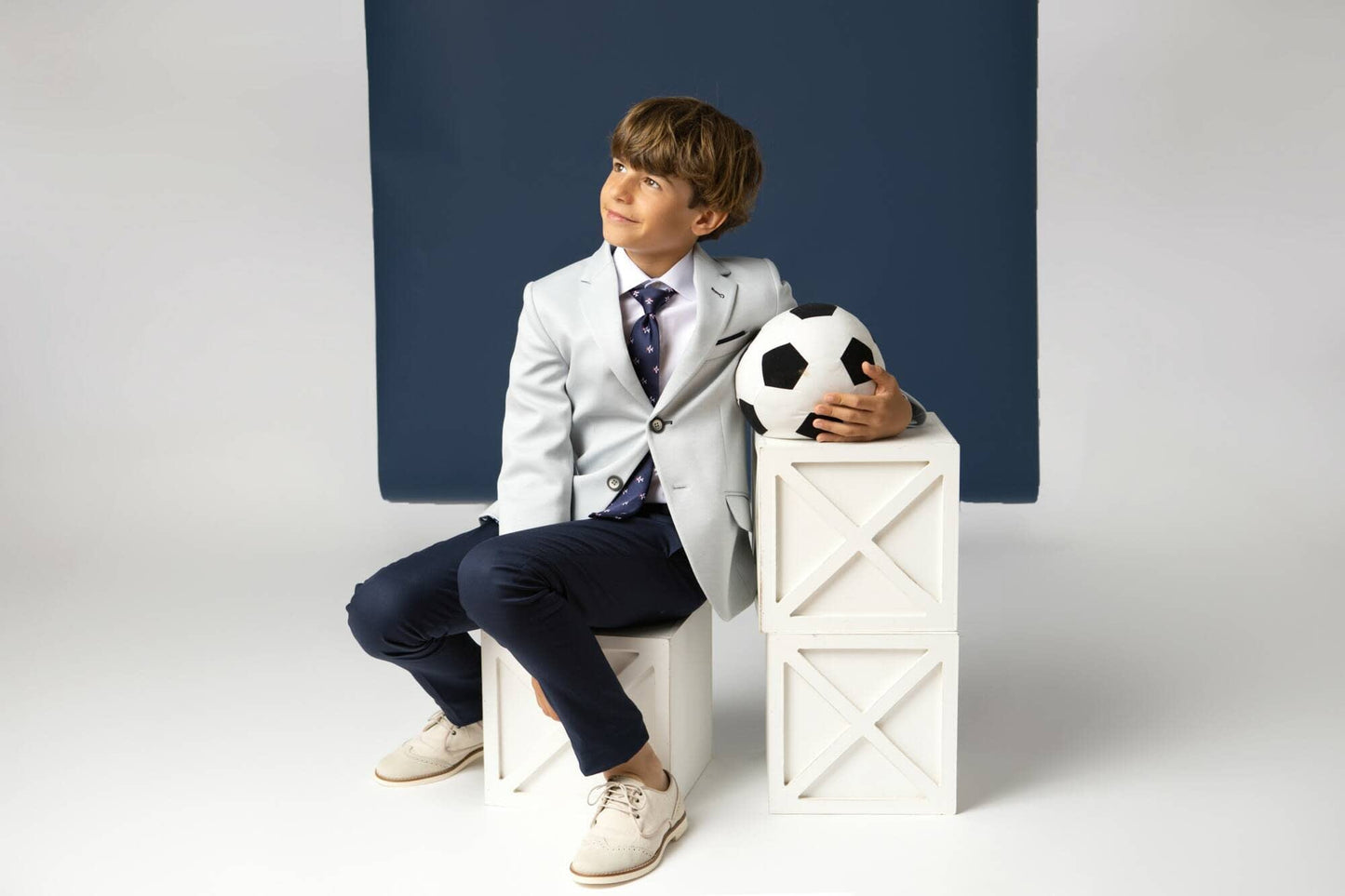 Traje completo Napoles con americana gris claro para el niño NOVA DRIMA