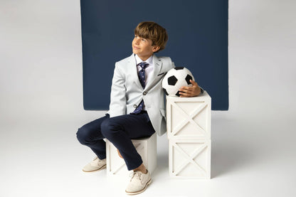 Traje completo Napoles con americana gris claro para el niño NOVA DRIMA