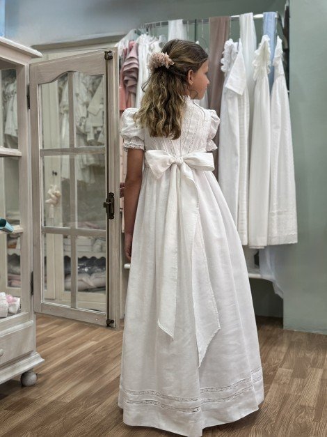 Vestido de comunión FEDERICA de la marca PETRITAS (lazada no incluida)
