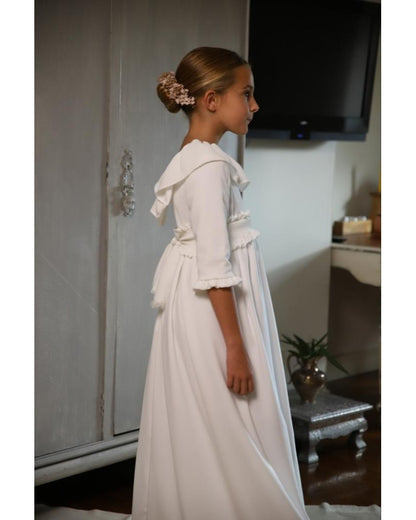 Vestido de comunión NATALIA  de la marca PETRITAS (lazada no incluida)