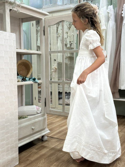 Vestido de comunión FEDERICA de la marca PETRITAS (lazada no incluida)