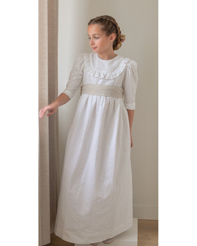 Vestido de comunión ELEONOR de la marca PETRITAS (lazada no incluida)