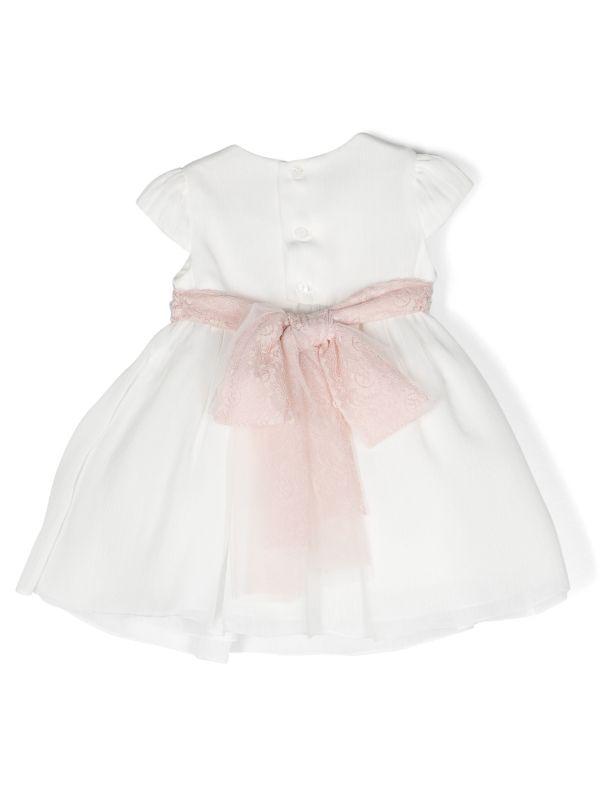 Vestido elegante para bautizo, ceremonia  y eventos sociales de niña 582110 de la marca AMAYA