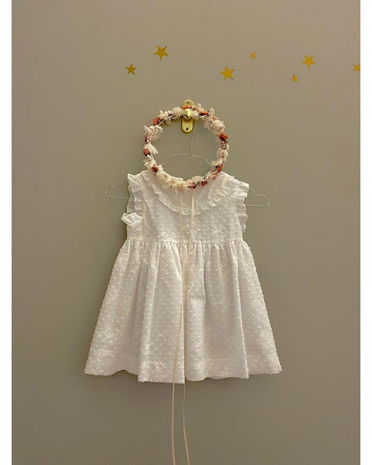 Vestido de ceremonia CAROL  blanco de la marca PETRITAS (lazada no incluida)