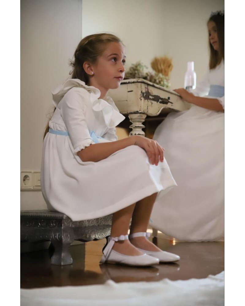 Vestido de ceremonia Escote espalda crep de la marca PETRITAS (lazada no incluida)