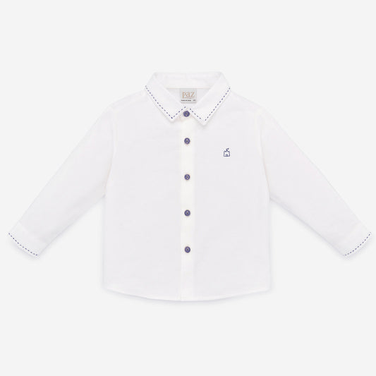 ROPA PARA NIÑOS - CAMISA BLANCA "ESENCIAL" PAZ RODRIGUEZ