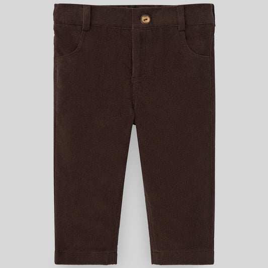 PANTALON LARGO MARRON "RECREC"