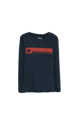 Children's clothing - DSQUARED2 long sleeve logo t-shirt