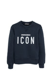 Childrenswear - ICON sweatshirt navy blue DSQUARED2