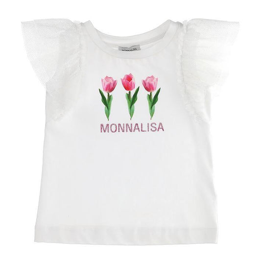 ROPA PARA NIÑOS - BLUSA CON TULIPÁNES MONNALISA - Modini Shop