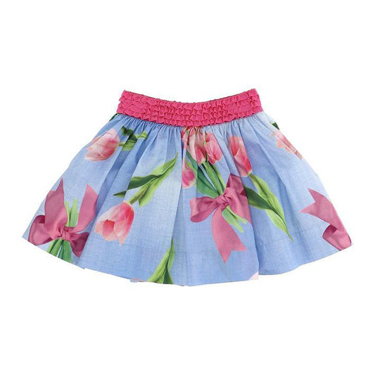 ROPA PARA NIÑOS - FALDA CON TULIPÀNES MONNALISA - Modini Shop