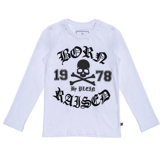 ROPA PARA NIÑOS - CAMISETA BLANCA PHILIPP PLEIN - Modini Shop