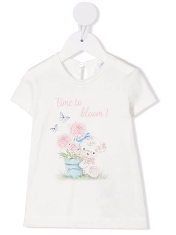 Camiseta bebe con motivo floral MONNALISA