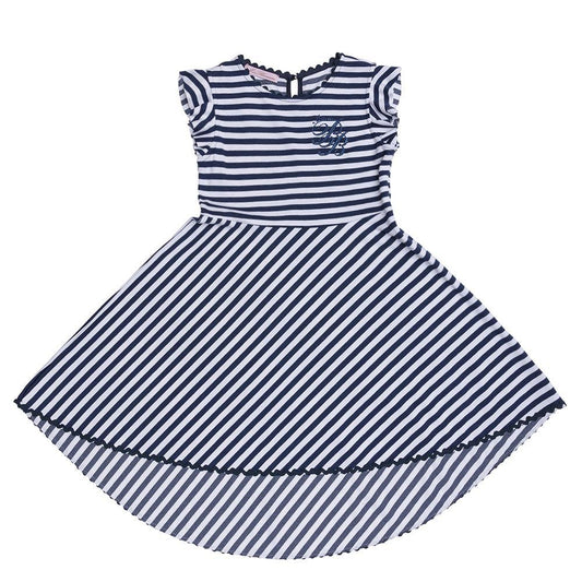 ROPA PARA NIÑOS - VESTIDO AZUL PARA NIÑA MISS BLUMARINE - Modini Shop