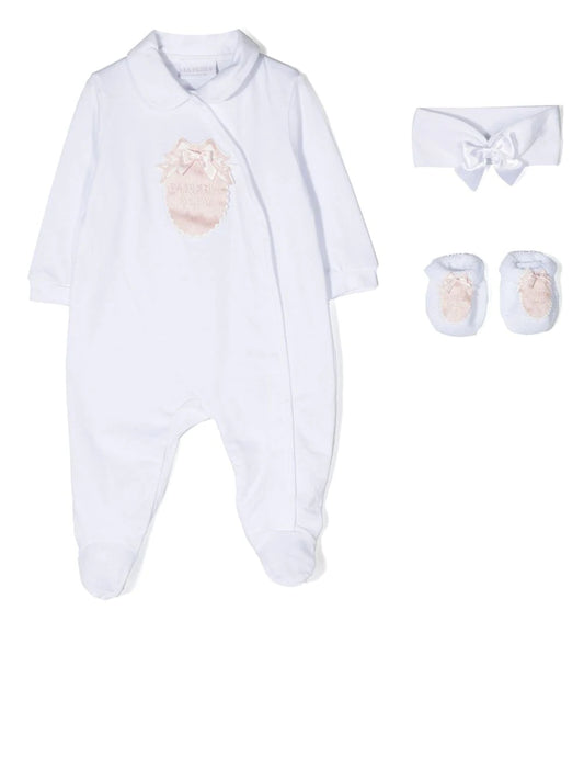 Body con zapatitos y lazo para bebé niña 48992 La Perla