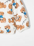 Childrenswear - white Teddy Bear print jacket MOSCHINO