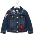 Children's clothing - aquera jacket with patch detail MONNALISA