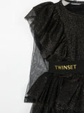 ملابس الأطفال - فستان TWINSET بكشكشة