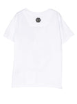 Ropa para niños - camiseta blanca con logo grande Philipp Plein