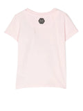 Children's clothing - Philipp Plein pink glitter t-shirt with bear