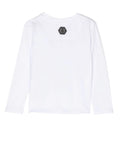 Ropa para niños - camiseta blanca de manga larga Philipp Plein