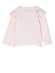 قميص من النوع الثقيل الوردي مع الطفل الدب فيليب بلين
