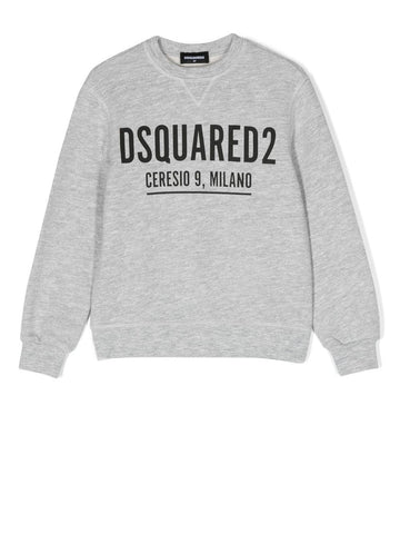 Children's clothing - DSQUARED2 logo crew neck sweatshirt