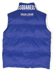 Quilted vest with logo print DSQUARED2
