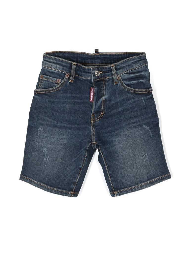 Ropa para niños - pantalones vaqueros cortos de talle medio DSQUARED2 –  Modini Shop