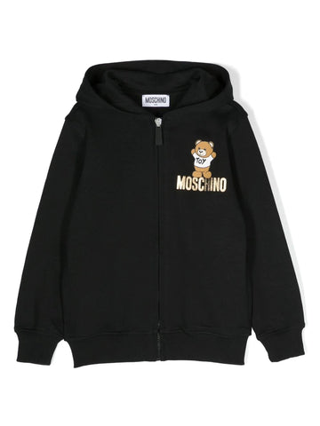 Childrenswear - Teddy Bear MOSCHINO hoodie black colour