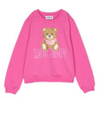 Childrenswear - MOSCHINO Fuchsia pink sweatshirt with sailor bear print
