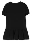ملابس أطفال - فستان أسود بطبعة تيدي توي موسكينو