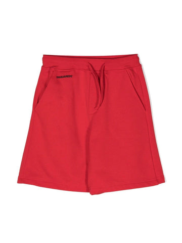 Ropa para niños - pantalones cortos de deporte con logo estampado DSQUARED2