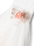 Vestido de ceremonia blanco 600 para niñas de la marca MIMILÚ