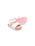 Shoes for girls - floral print sandals MONNALISA