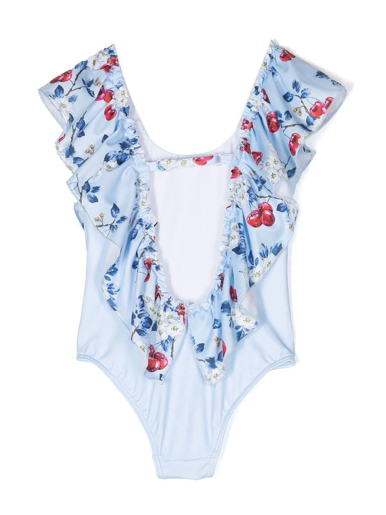 Tinkerbell swimming costume with ruffles Monnalisa Modini Shop