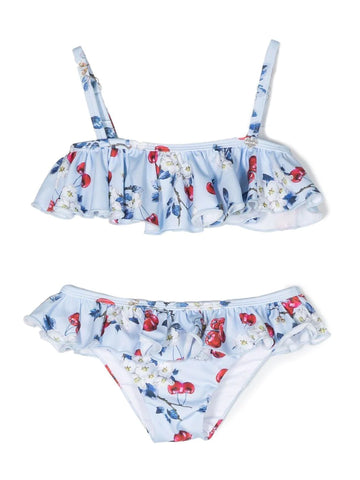 Girls' clothing - Monnalisa cherry print swimming costume