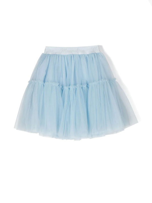 Girl's clothing - logo-waistband tutu skirt MONNALISA