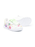 MONNALISA low trainers with floral pattern