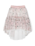 ملابس الأطفال - تنورة توتو من MONNALISA بطبعات الأزهار