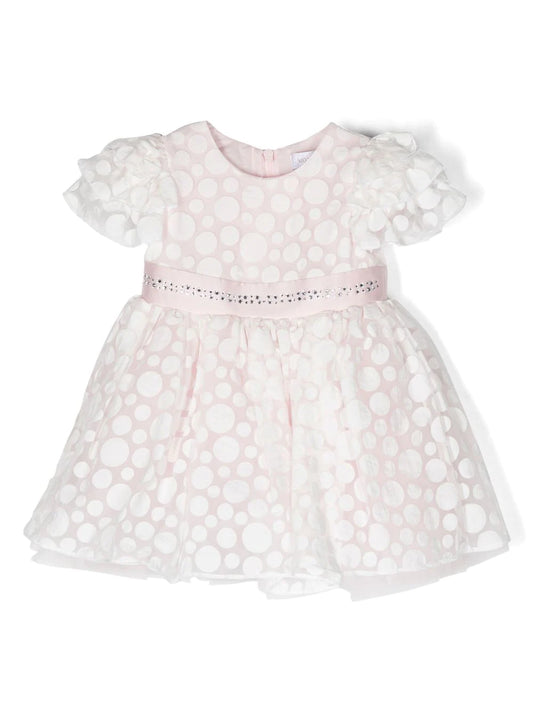 Baby dress with dots MONNALISA