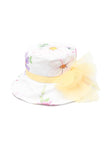 Sombrero de pescador con motivo floral MONNALISA