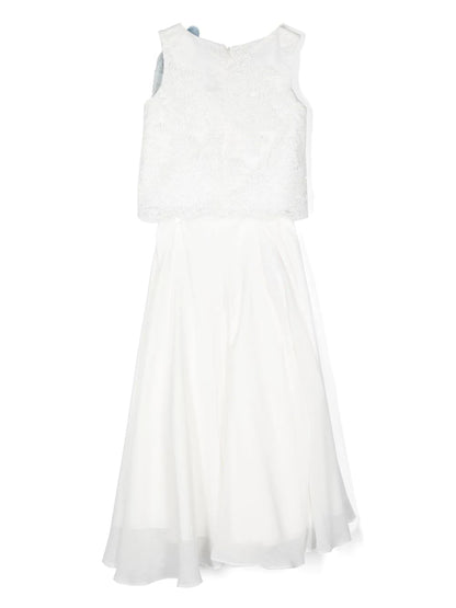 Set de pantalón largo y blusa flor azul 671 de la marca MIMILÚ