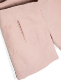 Traje de lino pantalón corto Rosa palo 590 para el niño Mimilú
