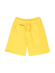 Ropa para niños - pantalones cortos amarillo de deporte con logo estampado DSQUARED2