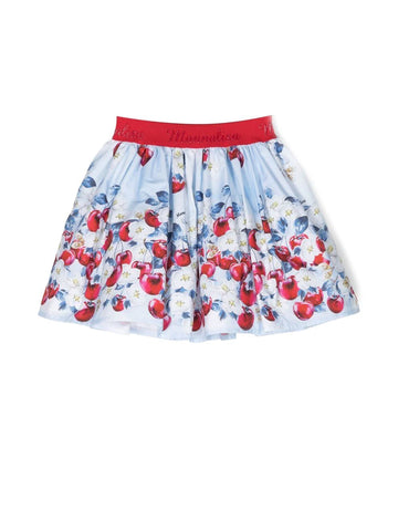 MONNALISA cherry printed skirt